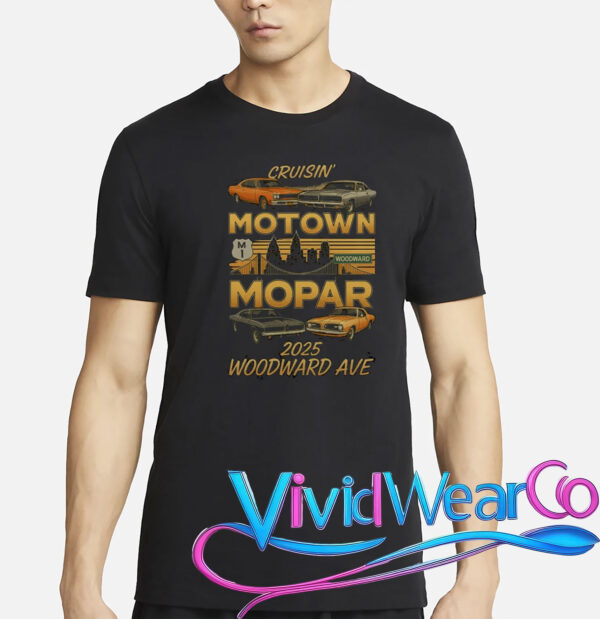 2025 WoodWard Motown Mopar Cruisin 2025 T-Shirt
