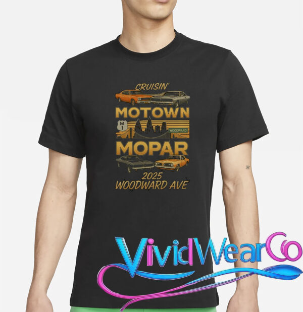 2025 WoodWard Motown Mopar Cruisin 2025 T-Shirt