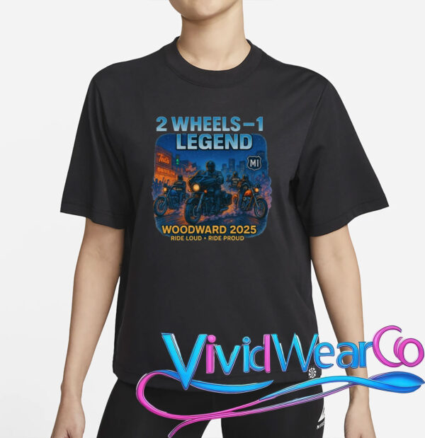 2025 Woodward Biker Legend 2 Wheels T-Shirt