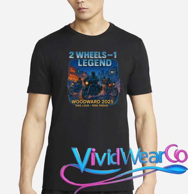 2025 Woodward Biker Legend 2 Wheels T-Shirt