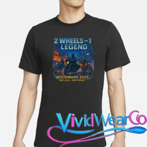 2025 Woodward Biker Legend 2 Wheels T-Shirt
