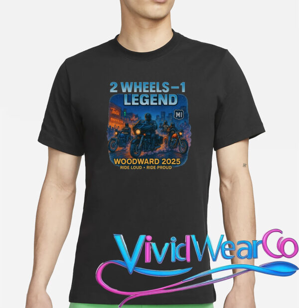 2025 Woodward Biker Legend 2 Wheels T-Shirt