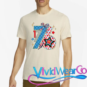America 1776 4th Of July Retro 80s Style T-Shirt