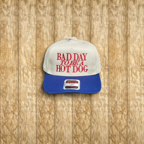Bad Day To Be a Hot Dog Embroidered Trucker Hat