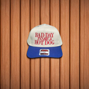 Bad Day To Be a Hot Dog Embroidered Trucker Hat