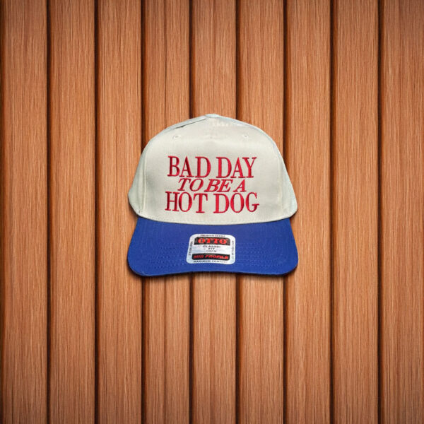 Bad Day To Be a Hot Dog Embroidered Trucker Hat