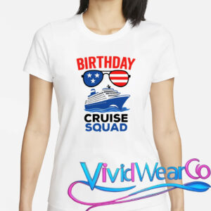 Birthday Cruise Squad USA America T-Shirt
