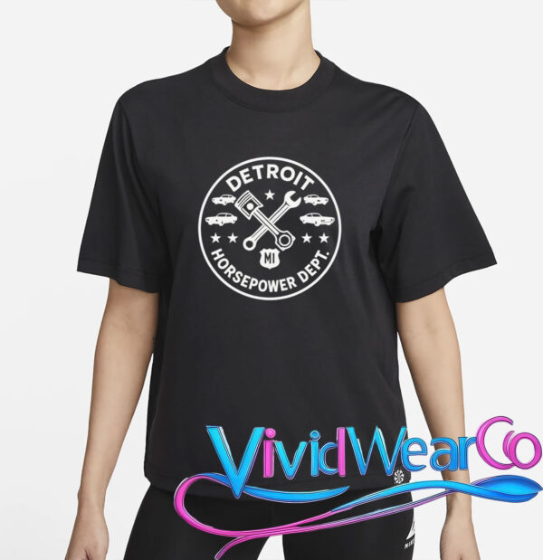 Detroit Horsepower Department M1 Woodward T-Shirt