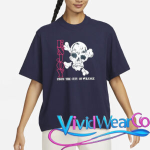 Enjoy Skull From The City Of Orange Shirt
