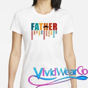 Funny Dad Definition Fathers Day Mustache T-Shirt