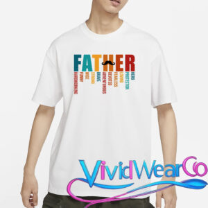 Funny Dad Definition Fathers Day Mustache T-Shirt