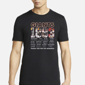 Giants Est 1883 Thank You For The Memories Shirt