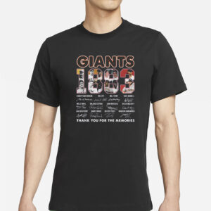 Giants Est 1883 Thank You For The Memories Shirt