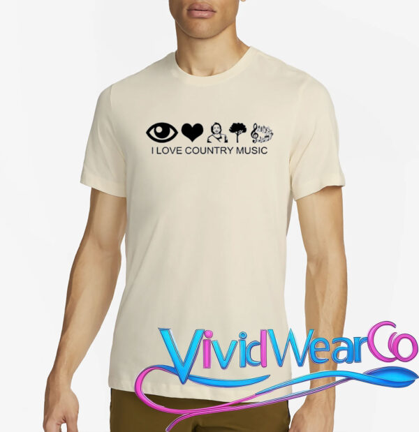 Hillary Clinton I Love Country Music T-Shirt