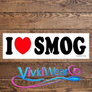 I Love SMOG Bumper Sticker
