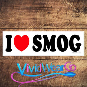 I Love SMOG Bumper Sticker