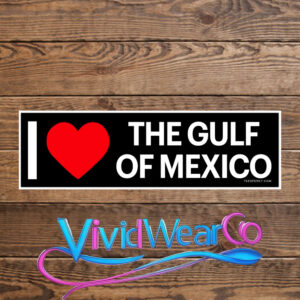 I Love the Gulf of Mexico Bumper Sticker
