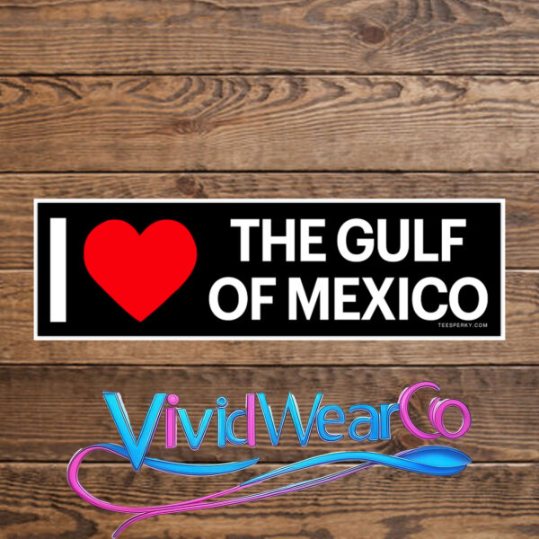 I Love the Gulf of Mexico Bumper Sticker