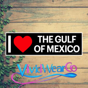 I Love the Gulf of Mexico Bumper Sticker