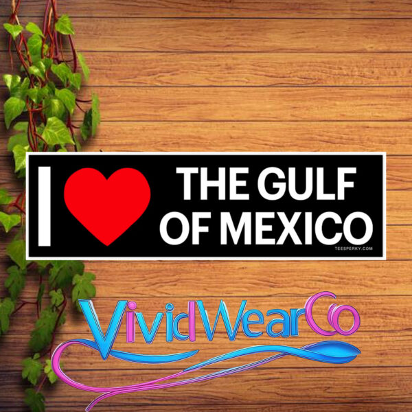 I Love the Gulf of Mexico Bumper Sticker
