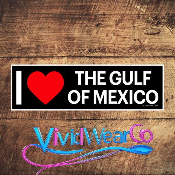 I Love the Gulf of Mexico Bumper Sticker