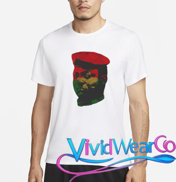 Ibrahim Traore Face Burkina Faso Free Africa T-Shirt