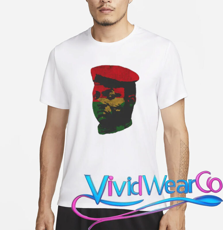 Ibrahim Traore Face Burkina Faso Free Africa T-Shirt