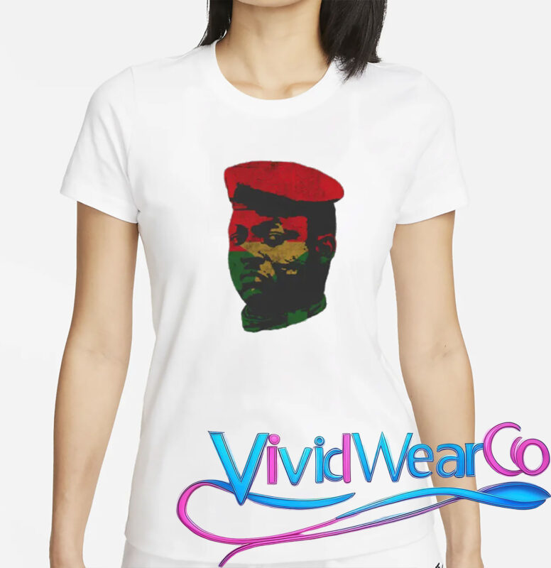 Ibrahim Traore Face Burkina Faso Free Africa T-Shirt