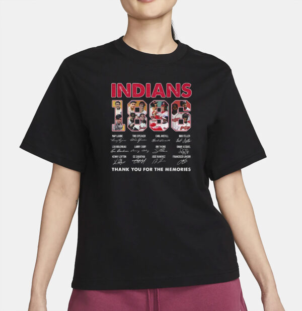 Indians Est 1896 Thank You For The Memories Shirt