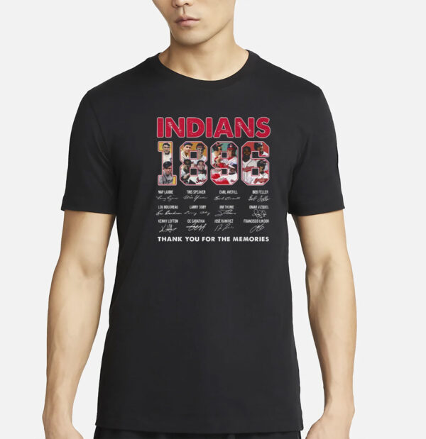 Indians Est 1896 Thank You For The Memories Shirt
