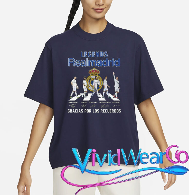Legends Realmadrid Gracias Por Los Recuerdos Shirt