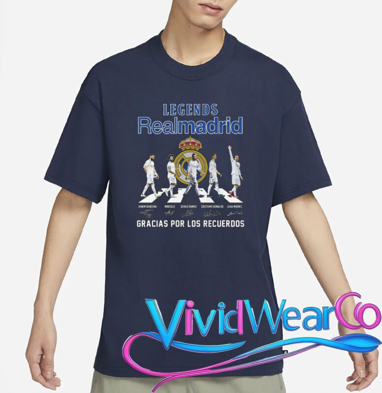Legends Realmadrid Gracias Por Los Recuerdos Shirt