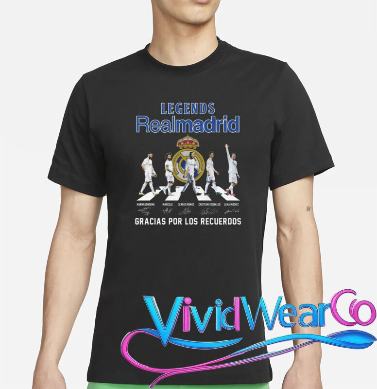 Legends Realmadrid Gracias Por Los Recuerdos Shirt