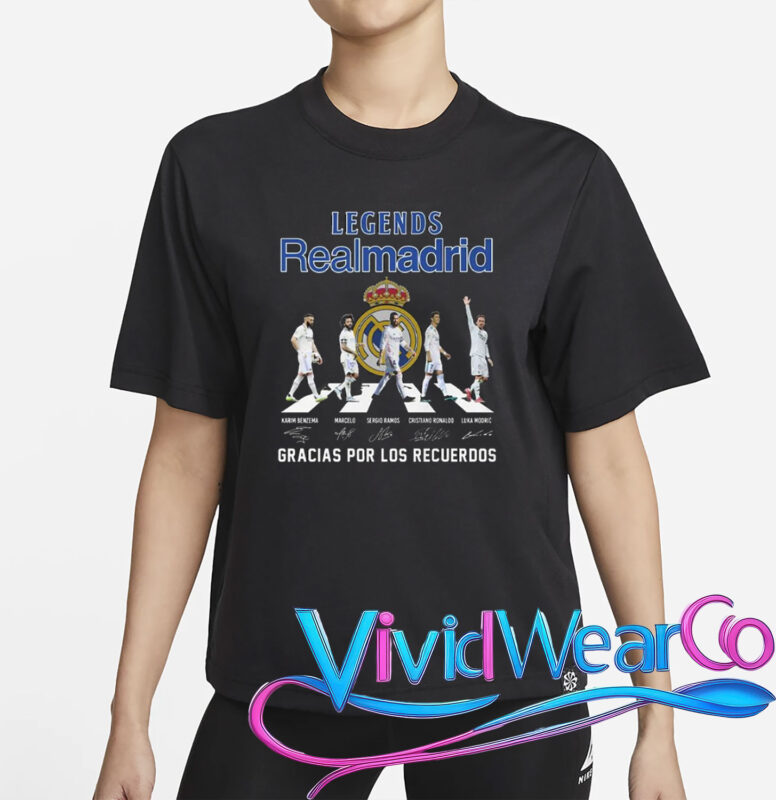 Legends Realmadrid Gracias Por Los Recuerdos Shirt