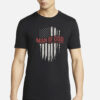 Man Of God Husband Dad Grandpa United States Flag Father's Day T-Shirt