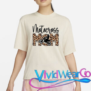 Motocross Mom Leopard T-Shirt