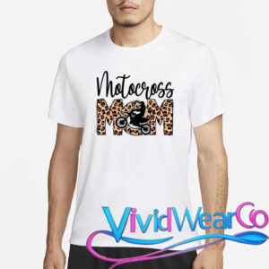 Motocross Mom Leopard T-Shirt