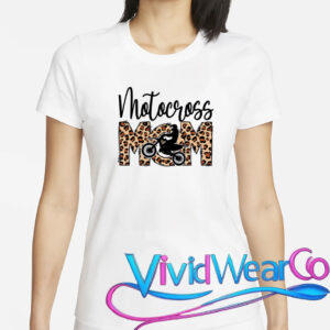 Motocross Mom Leopard T-Shirt
