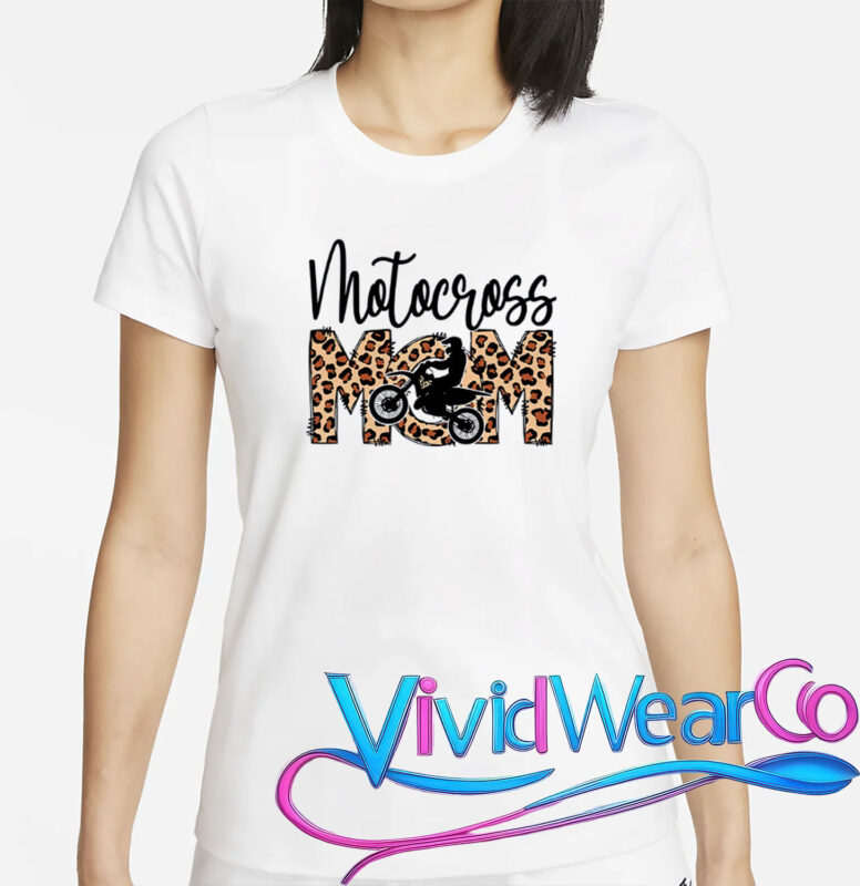 Motocross Mom Leopard T-Shirt