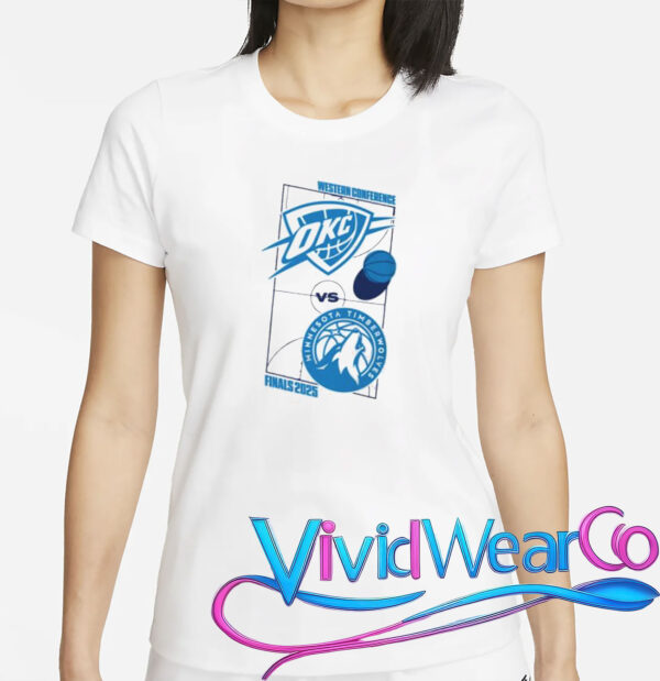 Oklahoma City Thunder 2025 Western Conference Finals Matchup Shirt