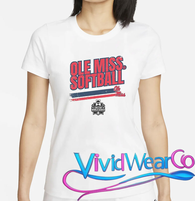 Ole Miss Softball Women’s College World Series Stripe Shirt