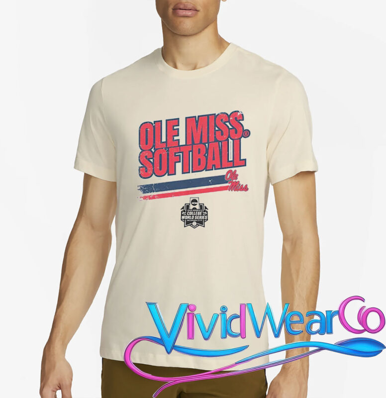 Ole Miss Softball Women’s College World Series Stripe Shirt
