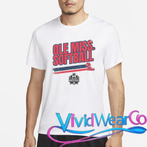 Ole Miss Softball Women’s College World Series Stripe Shirt