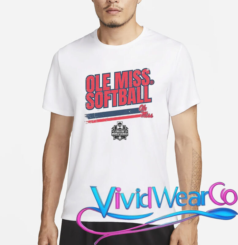 Ole Miss Softball Women’s College World Series Stripe Shirt