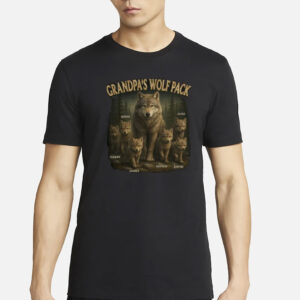 Personalized Papa’s Wolf Pack Shirt