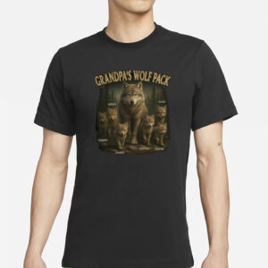 Personalized Papa’s Wolf Pack Shirt