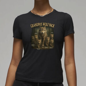 Personalized Papa’s Wolf Pack Shirt