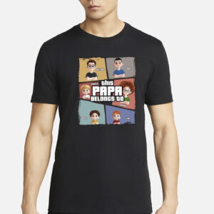 Personalized This Grandpa Belongs To Family Shirt