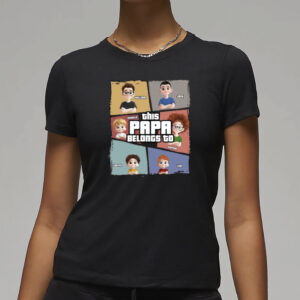Personalized This Grandpa Belongs To Family Shirt