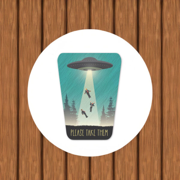 Please take our leaders sticker